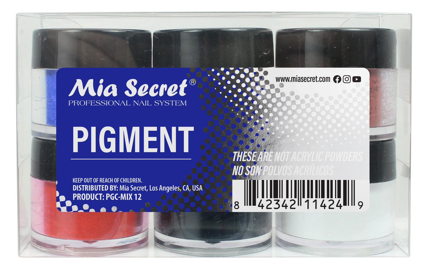 NAIL PIGMENT COLORS PGC-MIX12