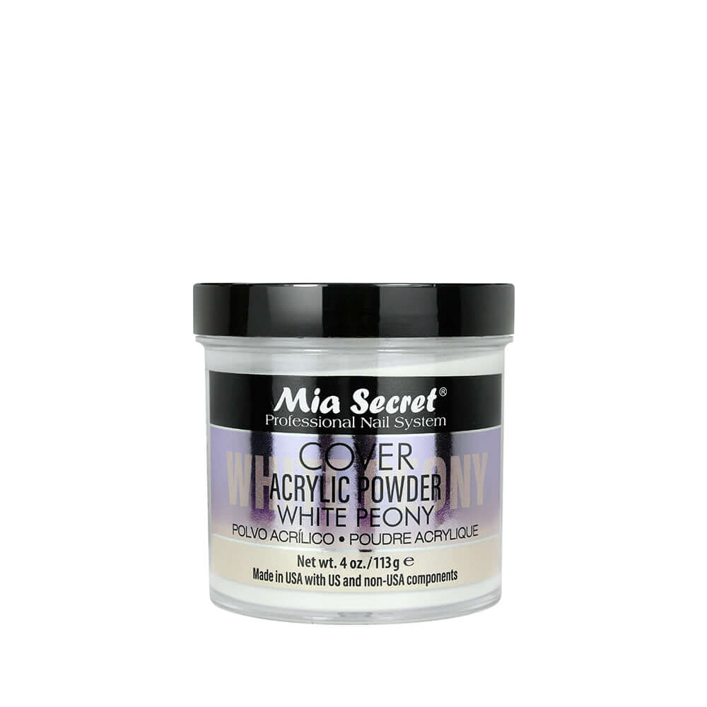 ACRYLIC - ACRILICO POWDER COVER WHITE PEONY SKU: PL430-NY/PL440-NY/PL450-NY