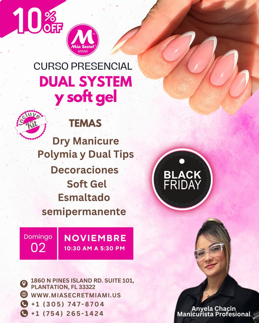 RESERVA CURSO PRESENCIAL DUAL SYSTEM Y SOFT GEL