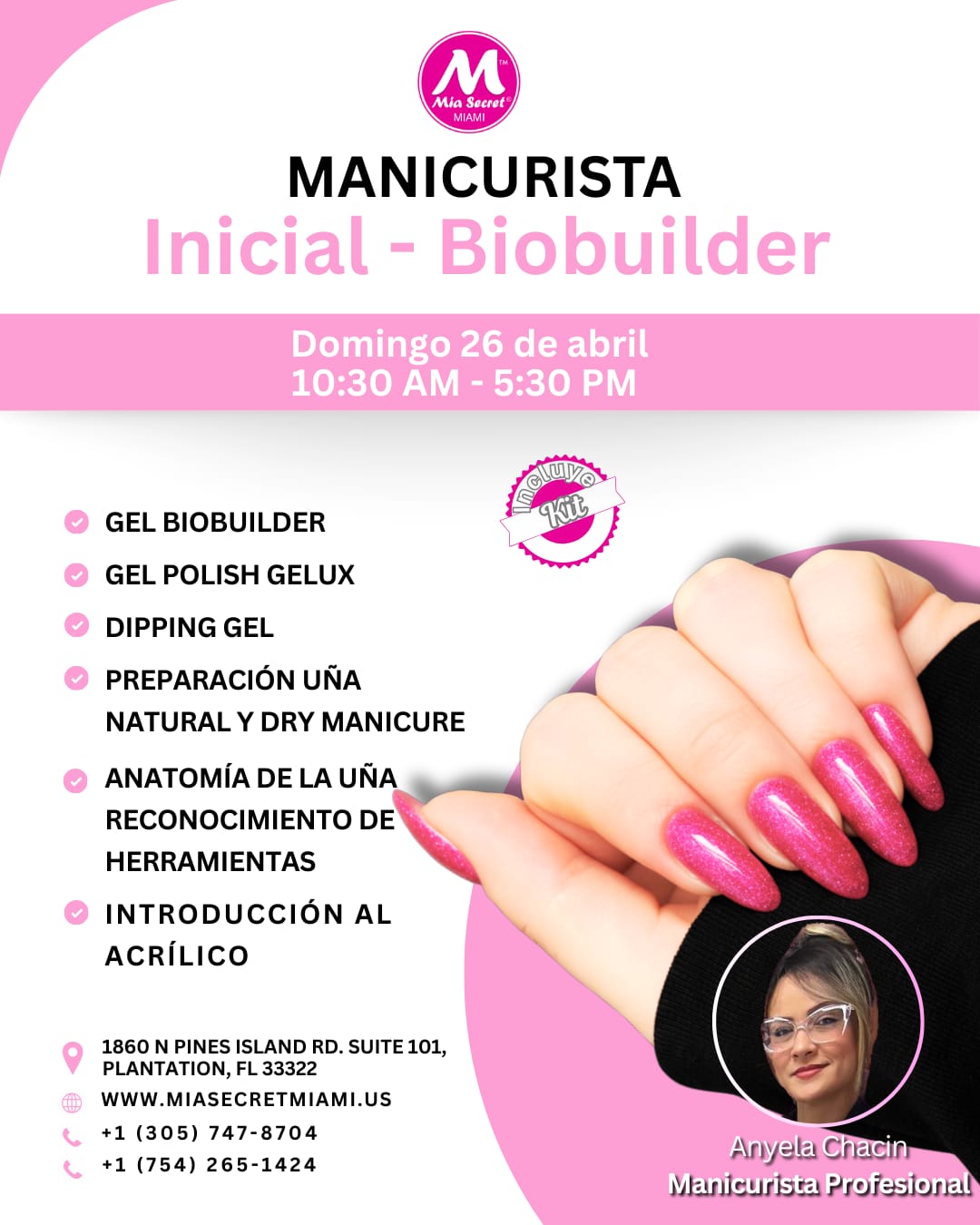 CURSO PRESENCIAL DE MANICURISTA INICIAL