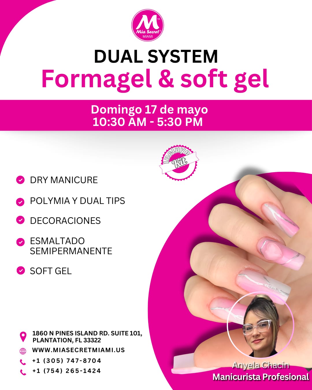 CURSO PRESENCIAL DUAL SYSTEM Y SOFT GEL