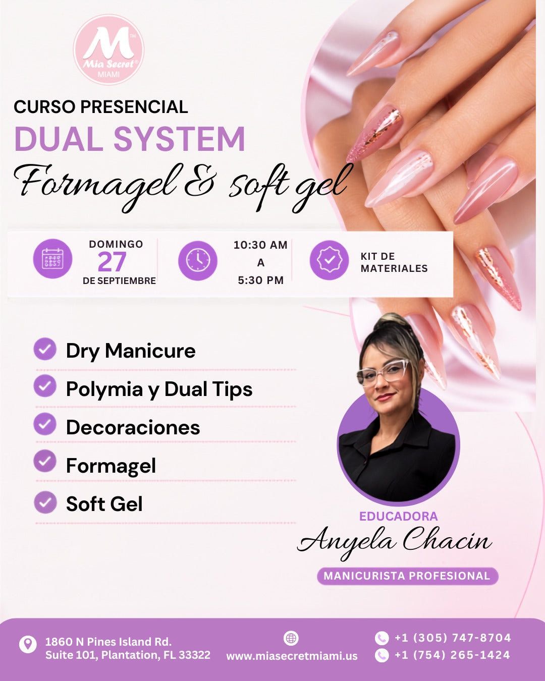 RESERVA Curso presencial: Dual System, Formagel & Softgel