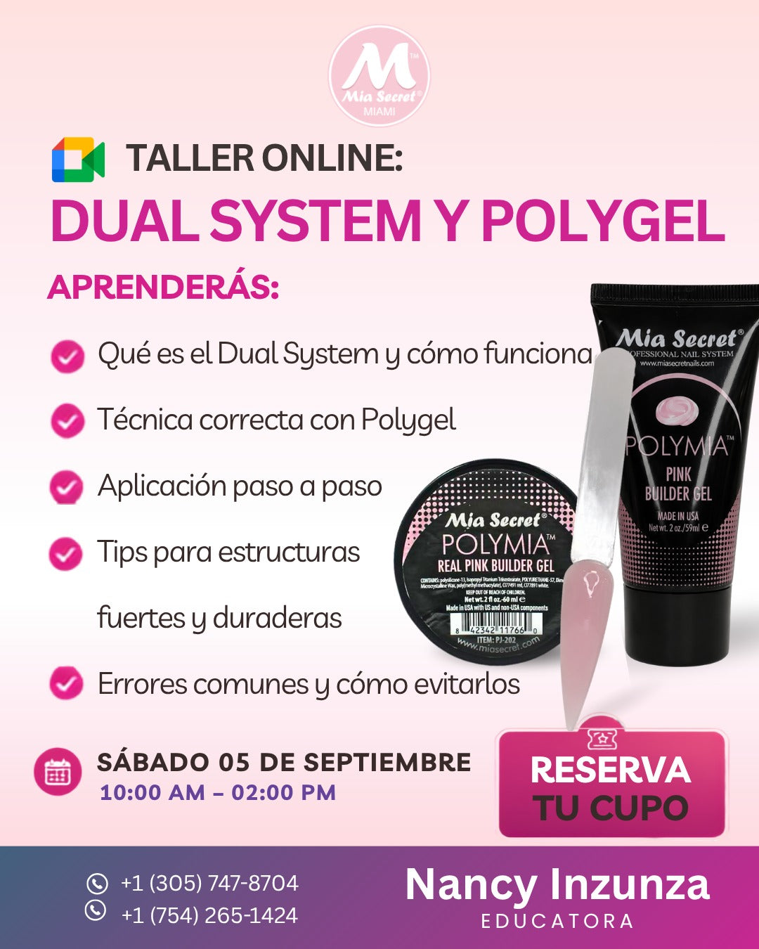 Curso Online: Dual System y Polygel