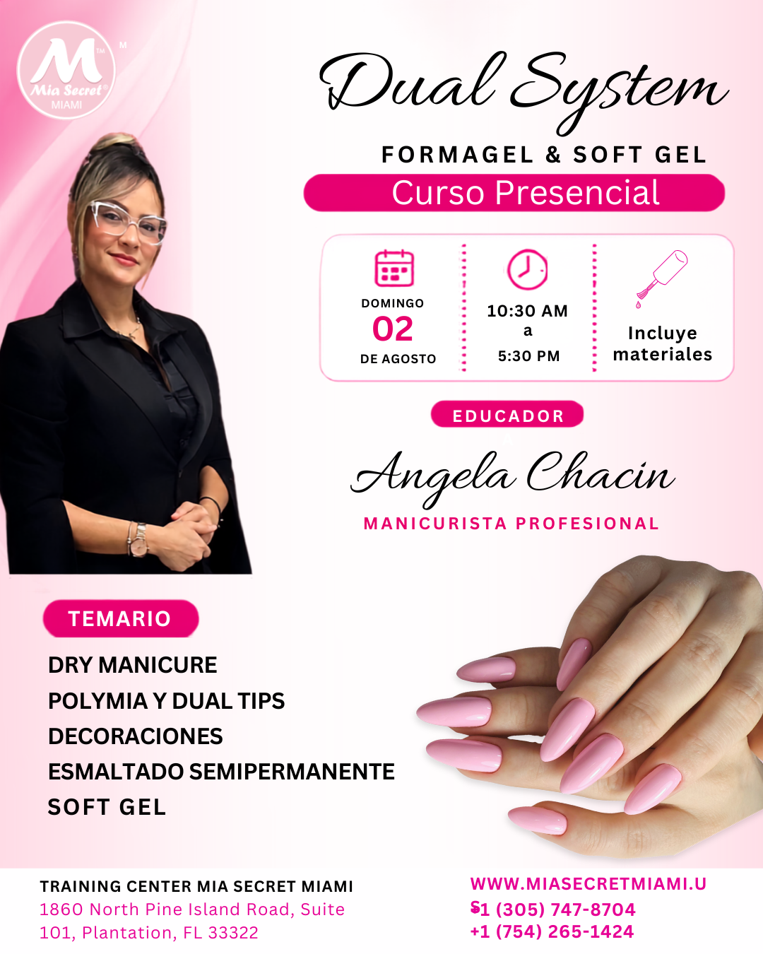 RESERVA CURSO PRESENCIAL DUAL SYSTEM Y SOFT GEL