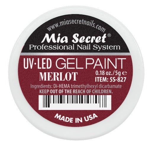 UV-LED MERLOT GEL PAINT SKU: 5S-827