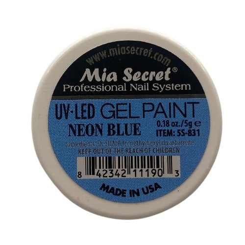 UV-LED NEON BLUE GEL PAINT SKU: 5S-831