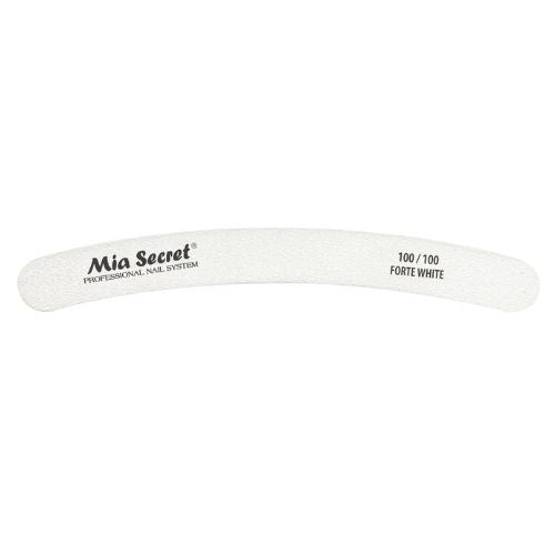 SPEEDY WHITE CURVE NAIL FILE #100 SKU: WF750 100-100