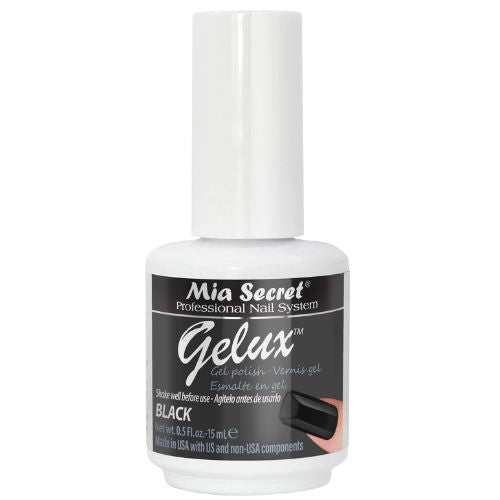 GELUX GEL POLISH FOR NAILS BLACK SKU: GP-15