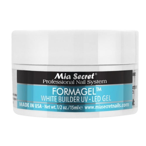 WHITE BUILDER UV GEL 1/2 OZ SKU: BG-W05