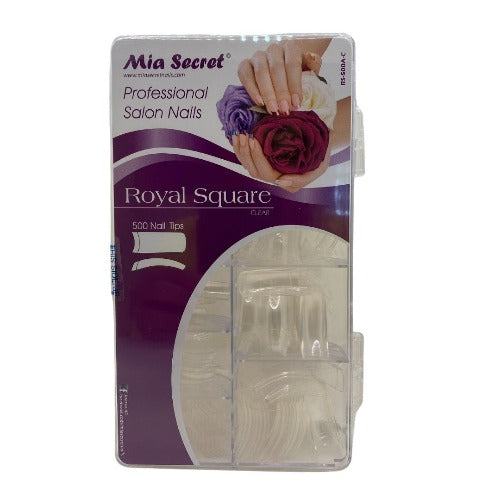 ROYAL SQUARE 500TIP ACRYLIC CASE CLEAR SKU: RS-500A-C