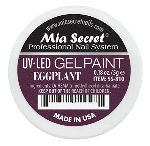 UV-LED EGGPLANT GEL PAINT SKU: 5S-810