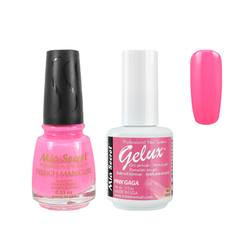 THE MATCH- GELUX & FRENCH -PINK GAGA SKU GF-136