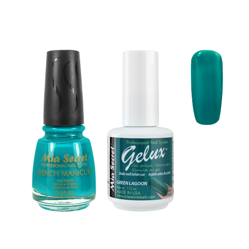 THE MATCH- GELUX & FRENCH -GREEN LAGOON SKU GF-90