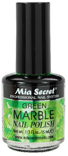 NAIL POLISH GREEN MARBLE SKU MP-05