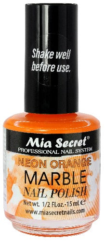 MARBLE NAIL POLISH NEON ORANGE SKU: MP-10