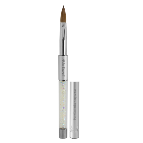 BRUSH Premier Nail Brush Silver 8OR kolinsky hair SKU: NB-P1012
