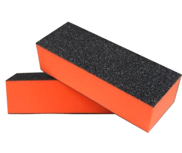 BUFFER FOR NAILS BLACK/ORANGE BLOCK SKU: SB-OR