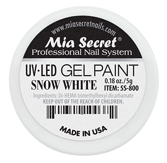 UV-LED SNOW WHITE GEL PAINT SKU: 5S-800