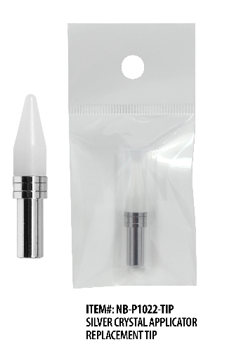 APLICATOR REMPLACEMENT SILVER CRYSTAL SKU: NB-P1022-TIP