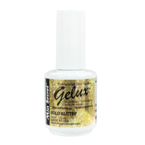 GELUX GEL POLISH GOLD GLITTER SKU: GP-149