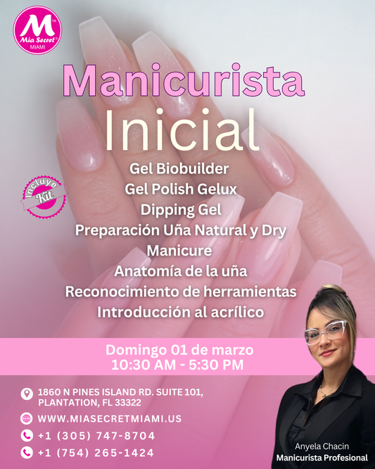 CURSO PRESENCIAL DE MANICURISTA INICIAL