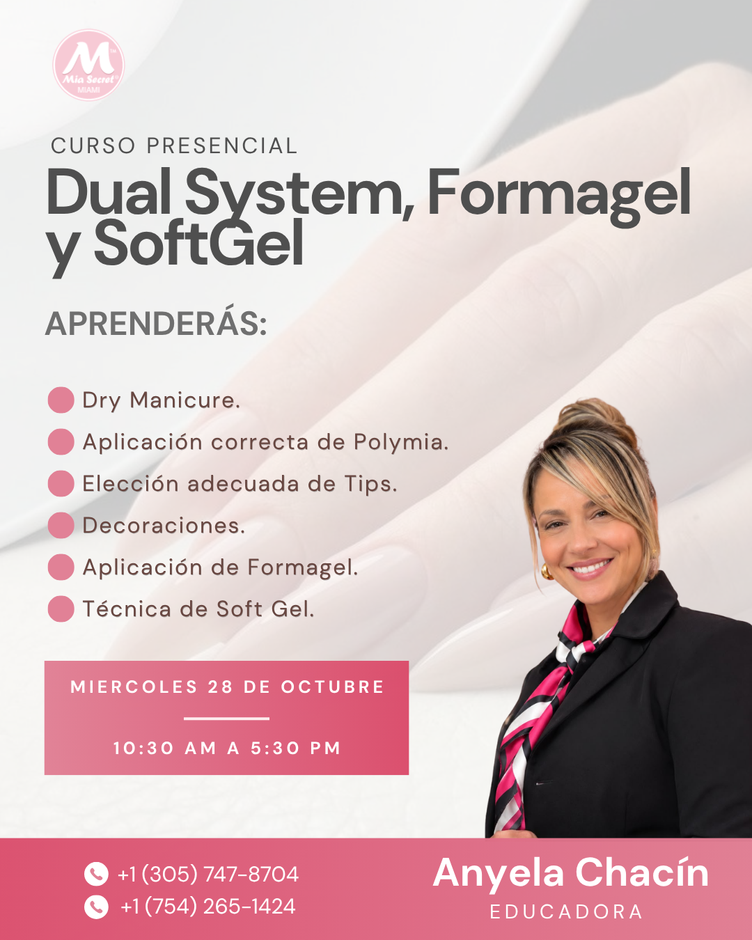 RESERVA Curso presencial: Dual System, Formagel & Softgel