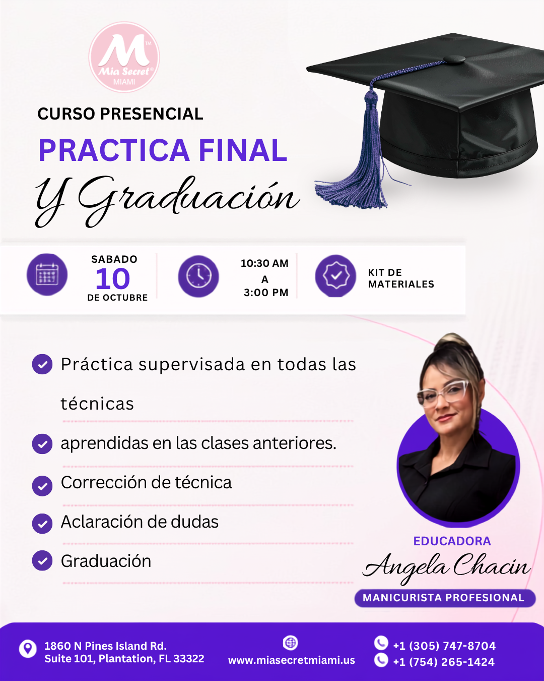 RESERVA de Programa Presencial: Manicurista Integral (5 clases)