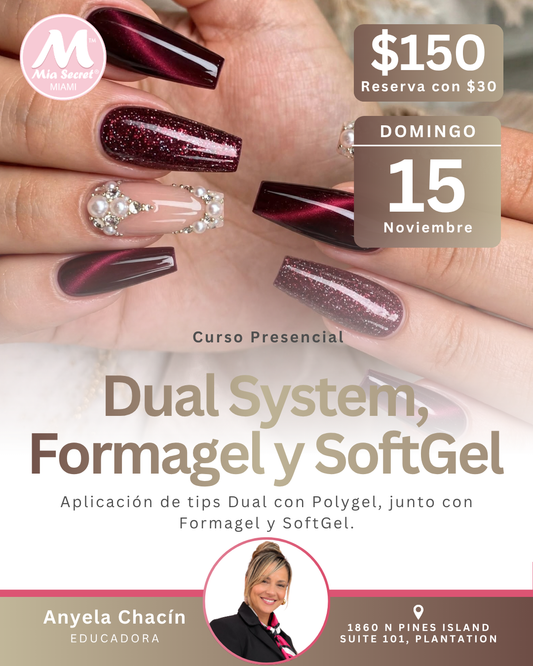 RESERVA Curso presencial: Dual System, Formagel & Softgel