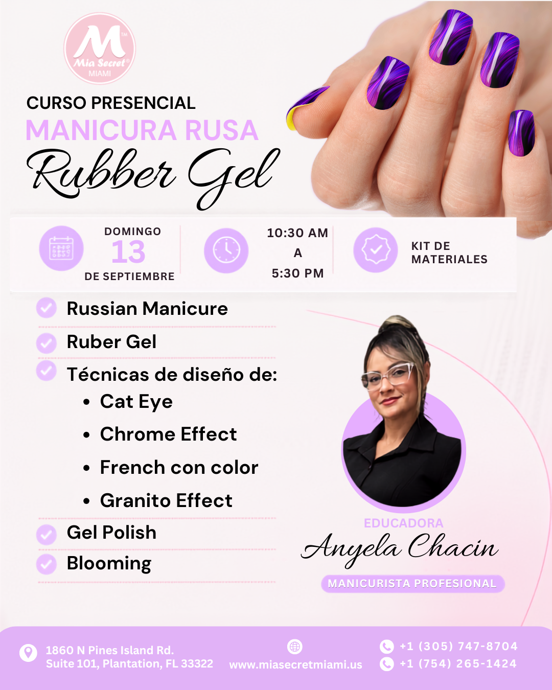 RESERVA de Programa Presencial: Manicurista Integral (5 clases)