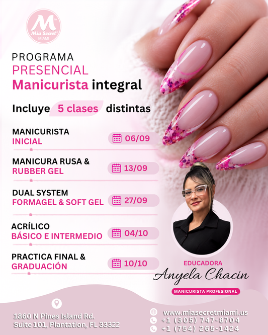 RESERVA de Programa  Presencial Manicurista Integral