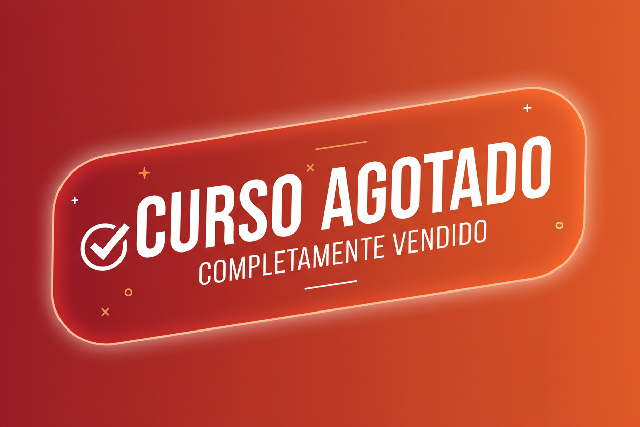 Curso completamente vendido 