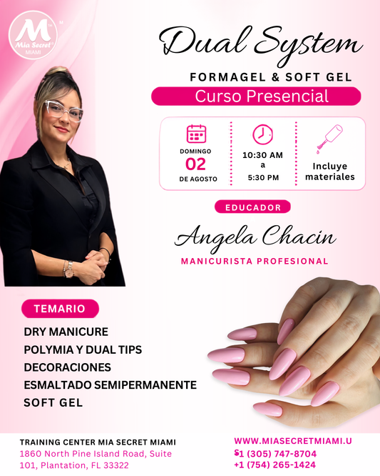 CURSO PRESENCIAL DUAL SYSTEM Y SOFT GEL