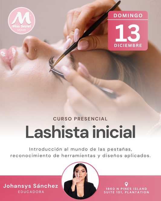 RESERVA curso presencial de lashista inicial
