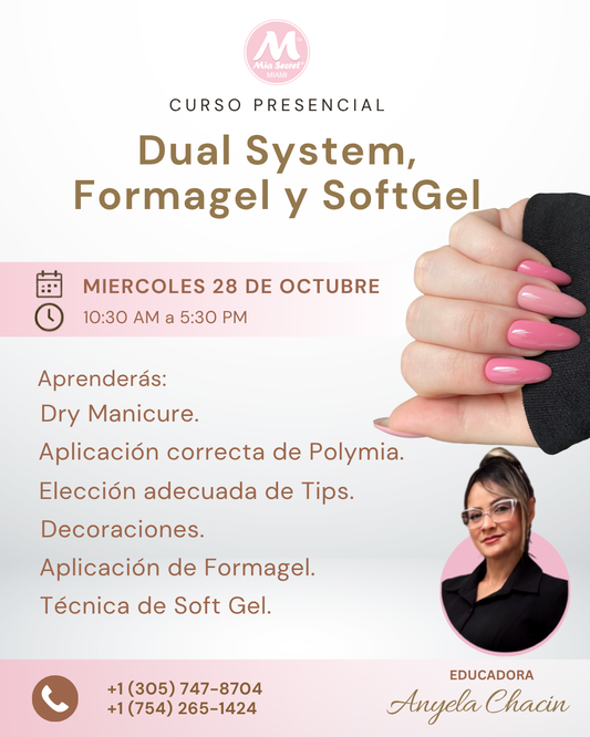 RESERVA Curso presencial: Dual System, Formagel & Softgel