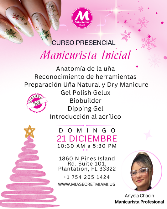 CURSO PRESENCIAL DE MANICURISTA INICIAL