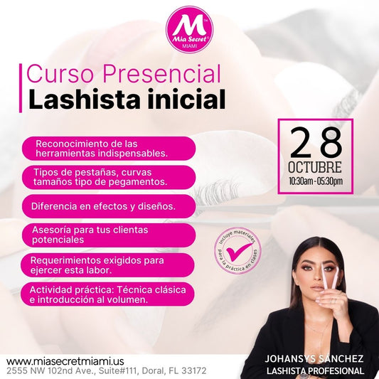 CURSO PRESENCIAL DE LASHISTA INICIAL