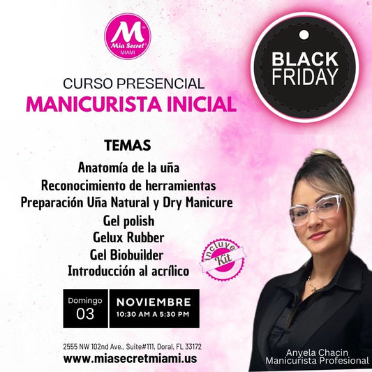 CURSO PRESENCIAL DE MANICURISTA INICIAL