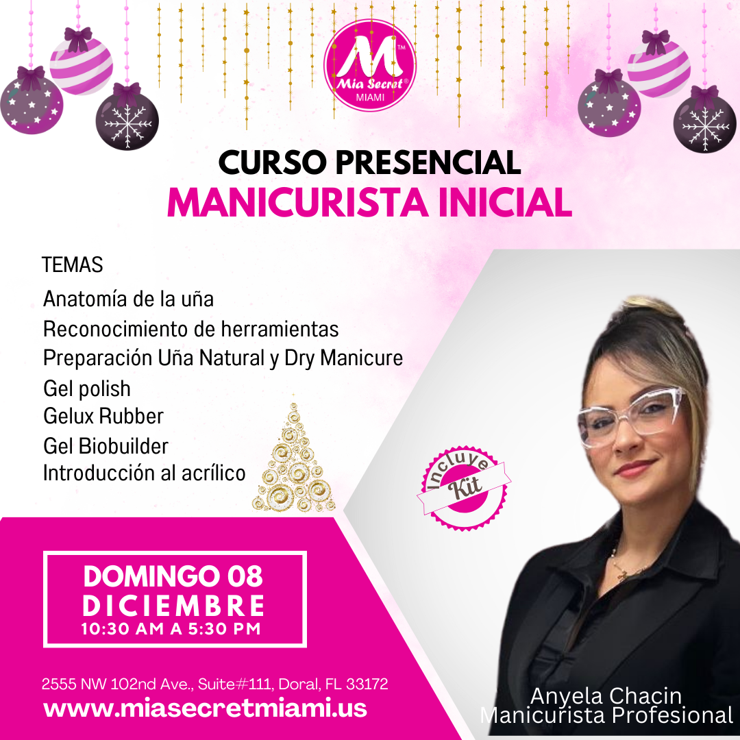 CURSO PRESENCIAL DE MANICURISTA INICIAL