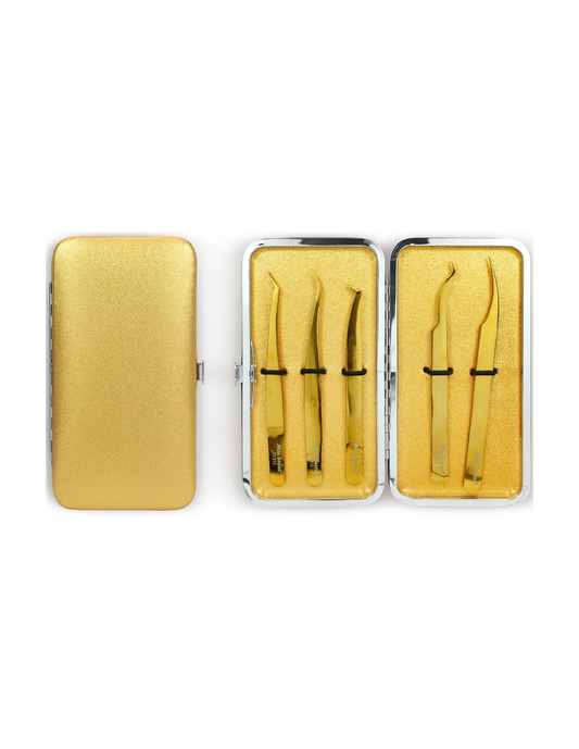 DELUXE EYELASHTWEEZERS EXTENSION SET