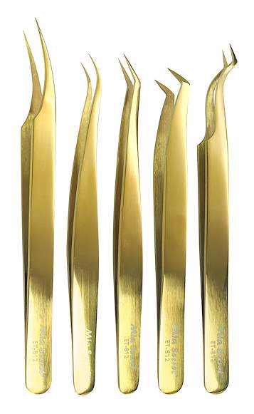 DELUXE EYELASHTWEEZERS EXTENSION SET