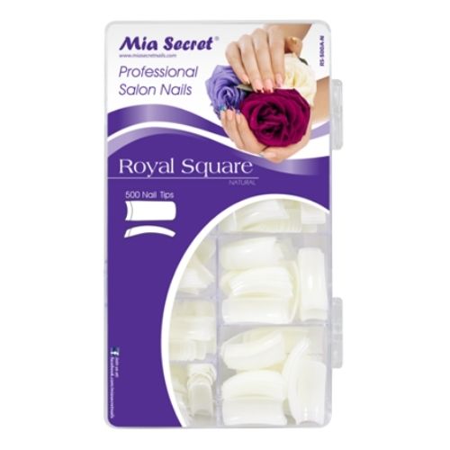 ROYAL SQUARE 500TIP ACRYLIC CASE NATURAL SKU: RS-500A-N