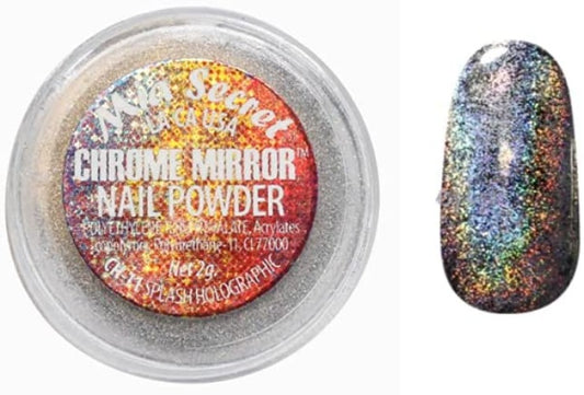 CHROME MIRROR NAIL SPLASH HOLOGRAPHIC POWDER SKU.: CH-11